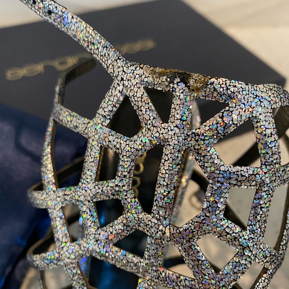 New Sergio Rossi silver puzzle sandals - Picture 9 of 15